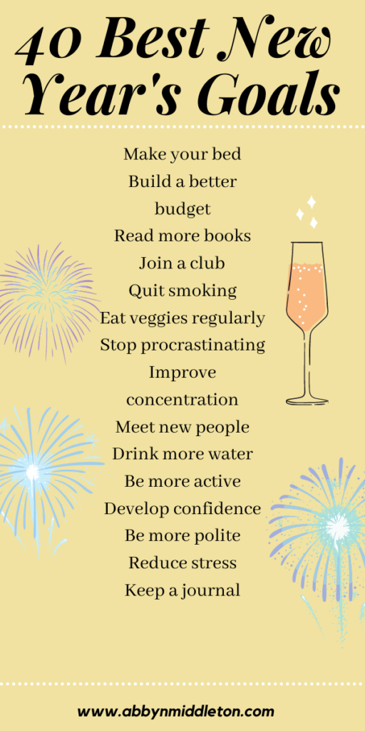 Best new year's goals