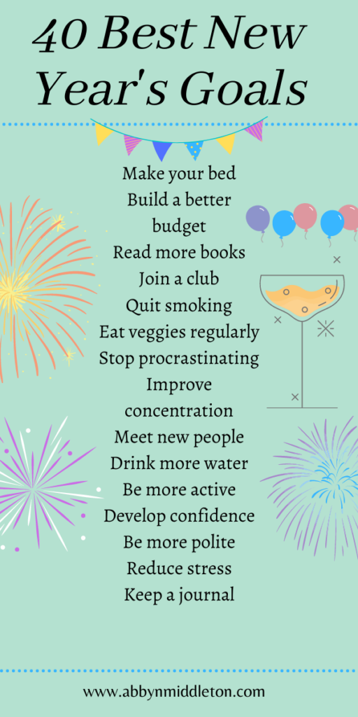 Best new year's goals