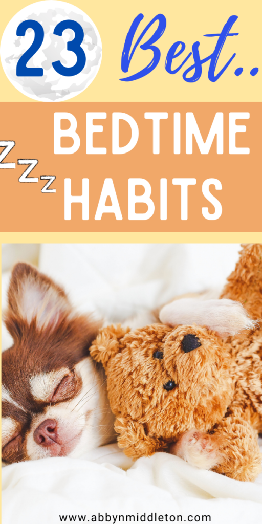 Best bedtime habits