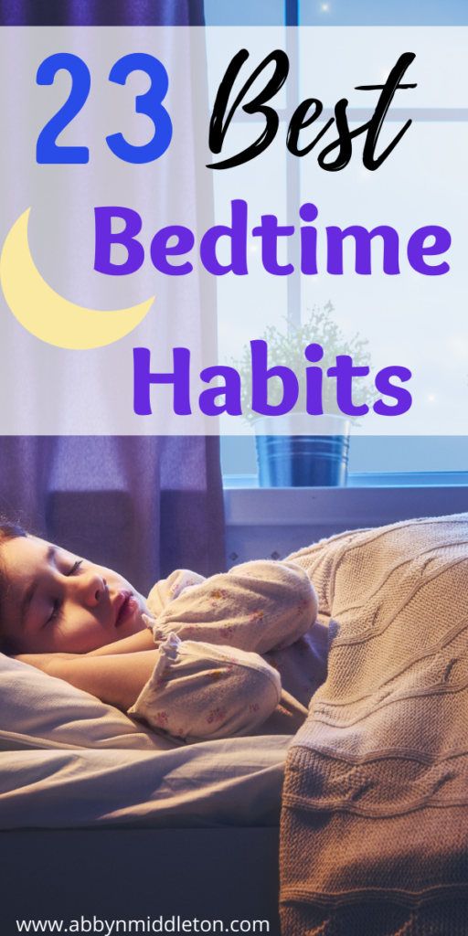 Best bedtime habits