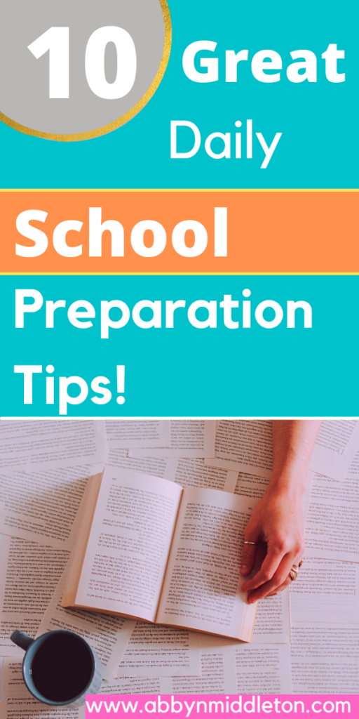 Great daily school preparation tips