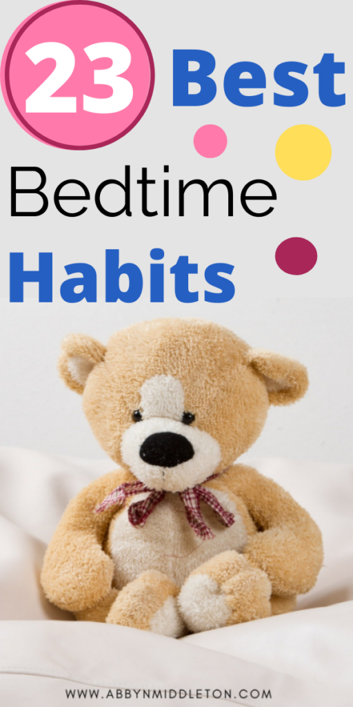 Best bedtime habits