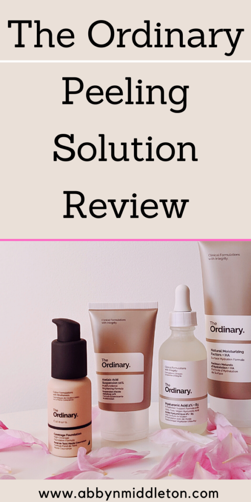 Does the ordinary peeling solution work?