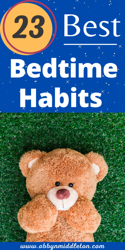 Best bedtime habits