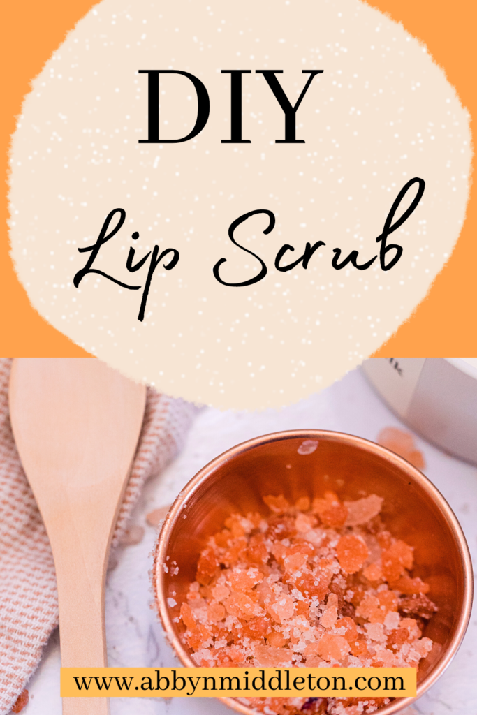 DIY Lip Scrub for Chapped Lips