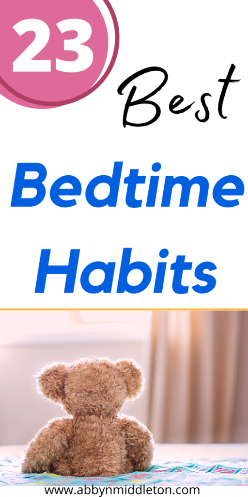 Best bedtime habits