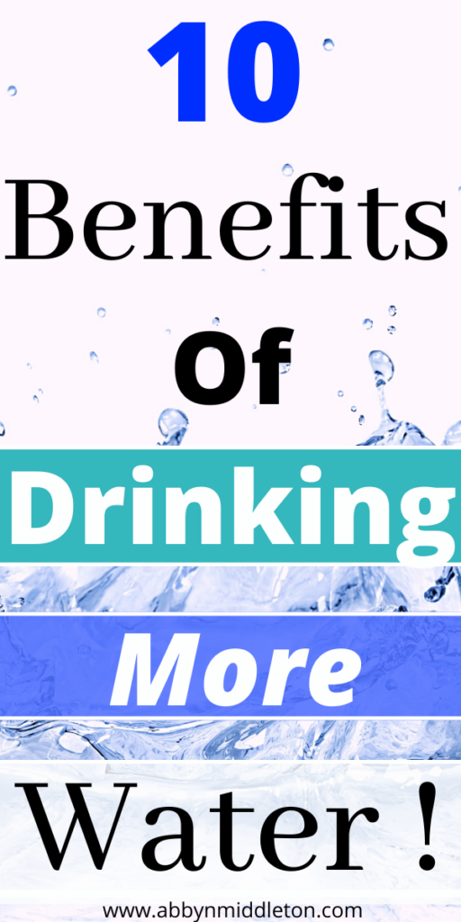 Benefits Of Drinking More Water!