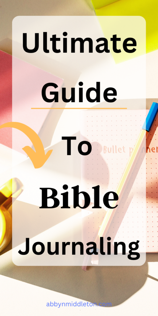 The Ultimate Guide to Bible Journaling