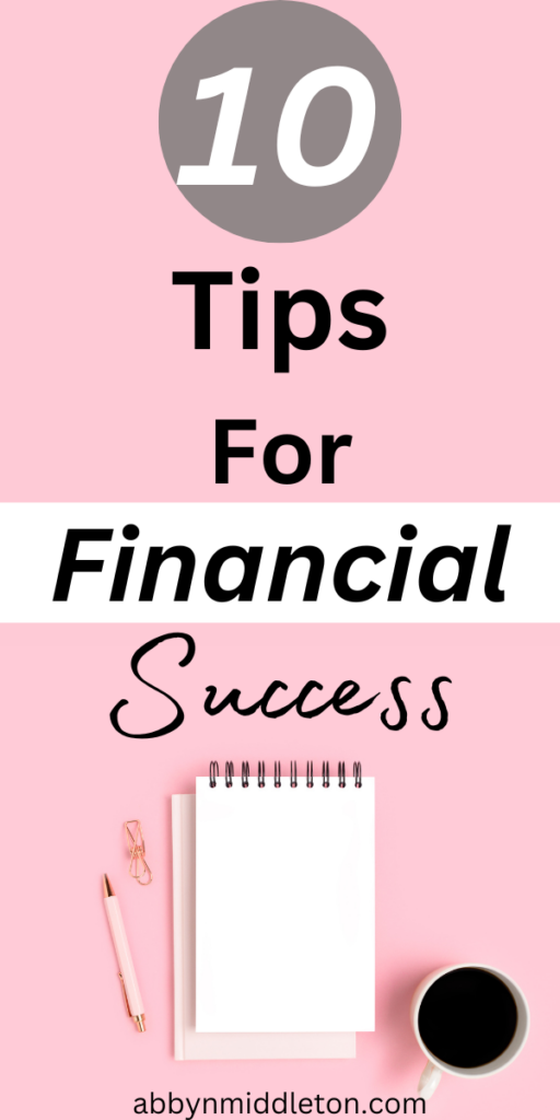 Tips for Financial Success