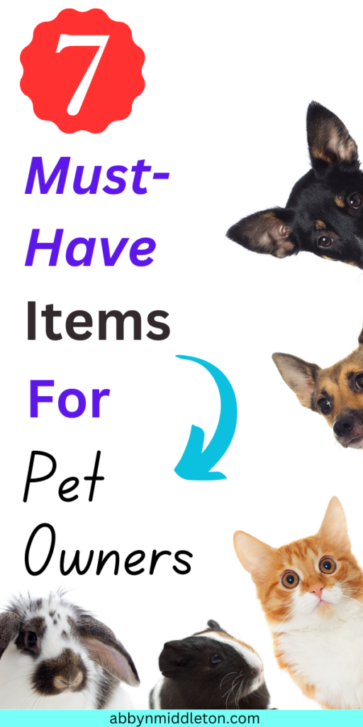 Must-Have Items for Pet Owners