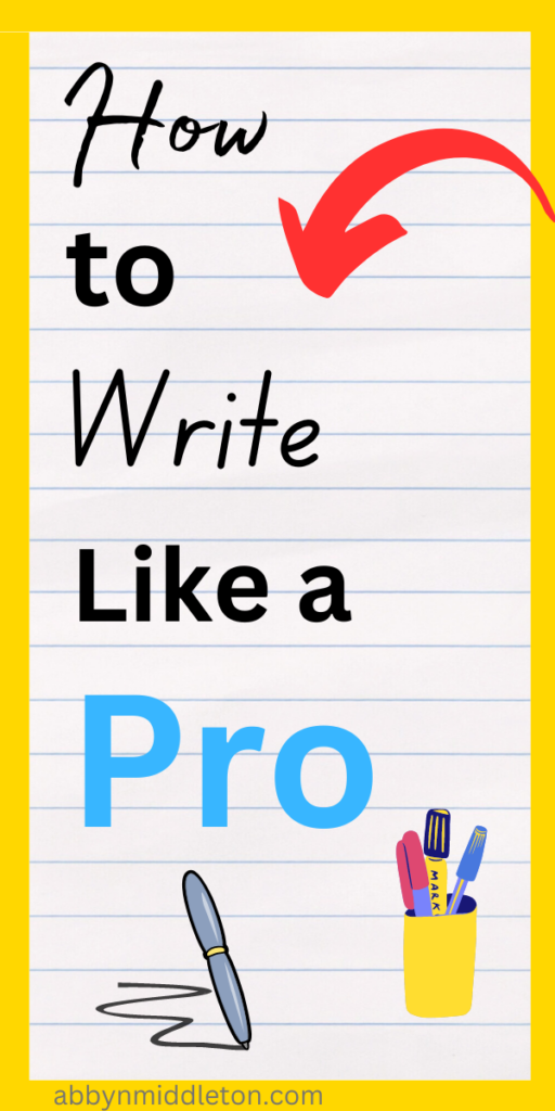 How to Write Like a Pro