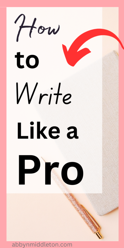 How to Write Like a Pro