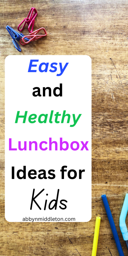 Easy and Healthy Lunchbox Ideas for Kids